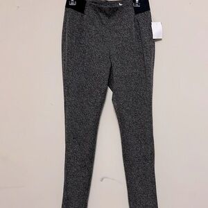 Chaps black tweed skinny pants. Sz medium
